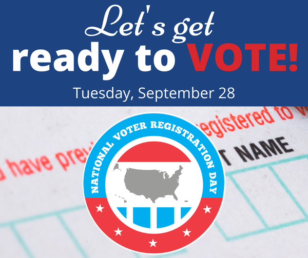 Let's get Ready to Vote graphic