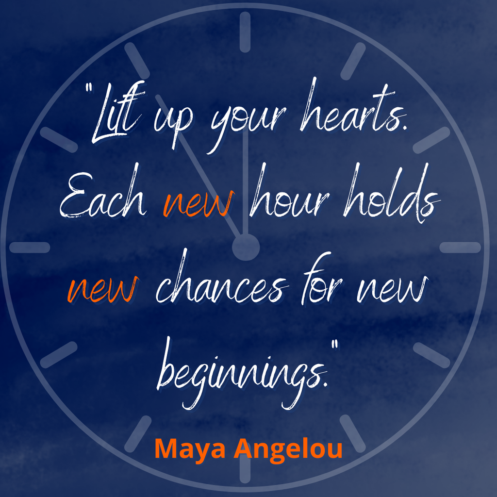 Lift up your hearts. Each new hour holds new chances for new beginnings. - Maya Angelou