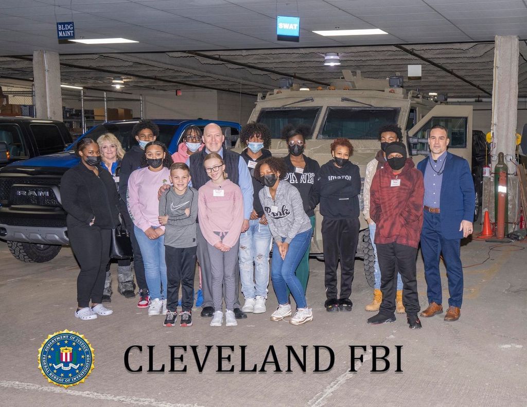 Students with the Cleveland FBI