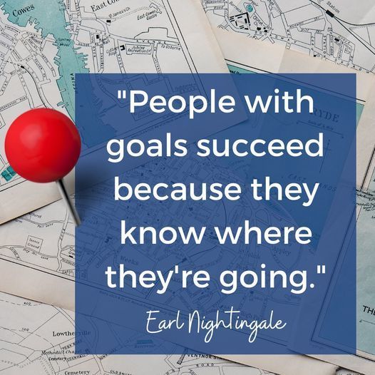 People with goals succeed because they know where they are going. 